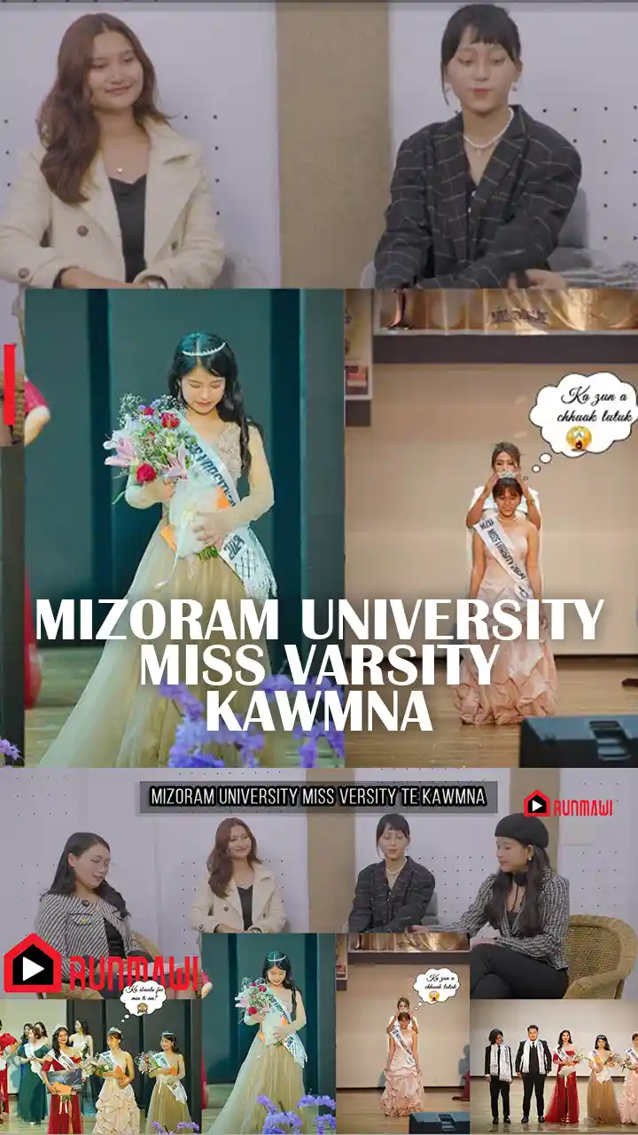 MIZORAM UNIVERSITY MISS VARSITY || KAWMNA